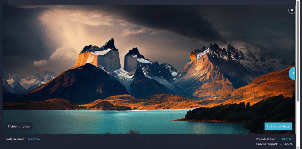Image avant optimisation Imagify
