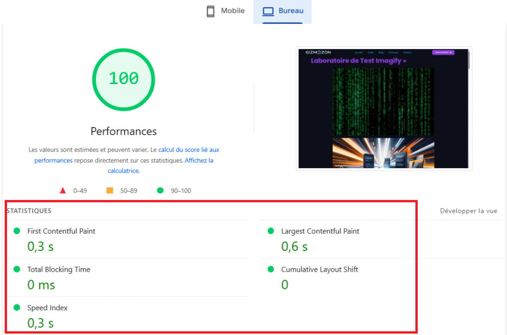 test google speed version bureau after