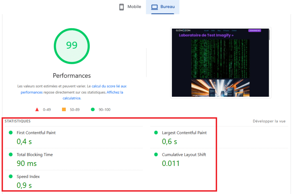 test google speed version bureau before