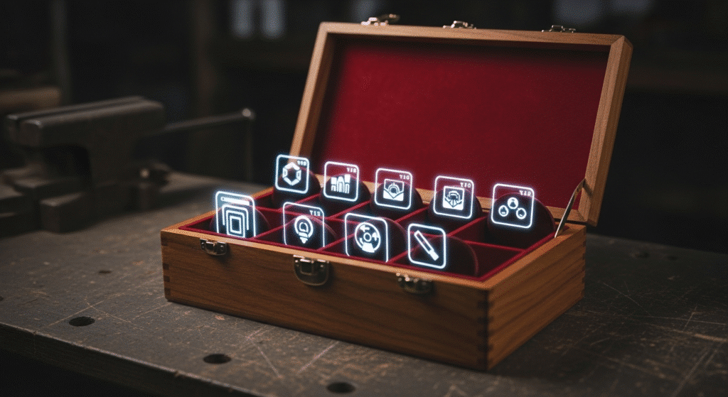 La stack WordPress idéale de l'artisan digital  une caisse à outils contenant 7 plugins essentiels.